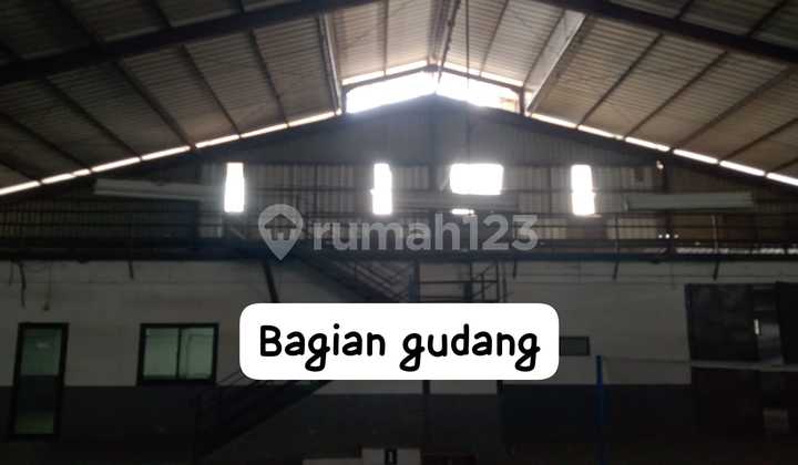For Rent Warehouse + Office On Jileungsi Setu Bogor Road