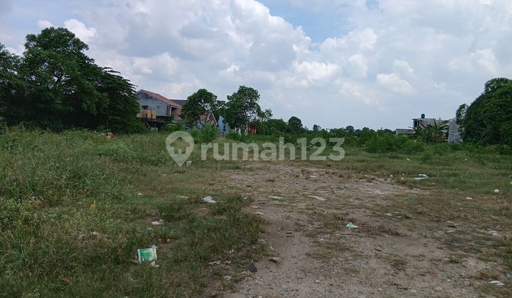 Lahan Pinggir Jalan Raya Cocok untuk Gudang di Tarumajaya Bekasi