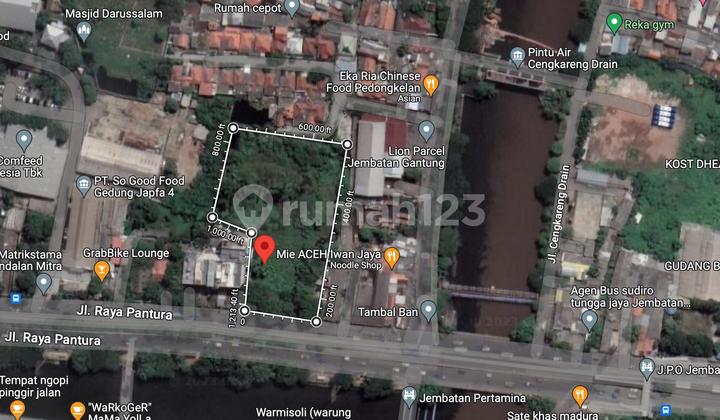 Dijual Cepat Lahan Komersial Lokasi Sangat Strategis di Jl. Raya Daan Mogot, Jakarta Barat 
