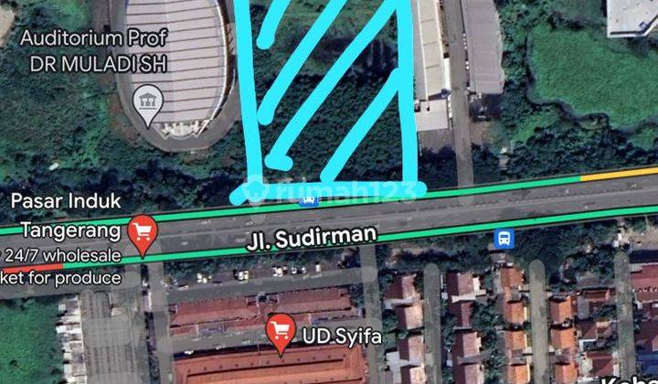 Dijual Lahan Komersial Lokasi di Tanah Tinggi Jalan Jend. Sudirman Kota Tangerang Banten 1