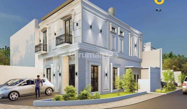 RUMAH BARU DESIGN AMERICAN-STYLE DI SUTOREJO TIPE HOEK 2