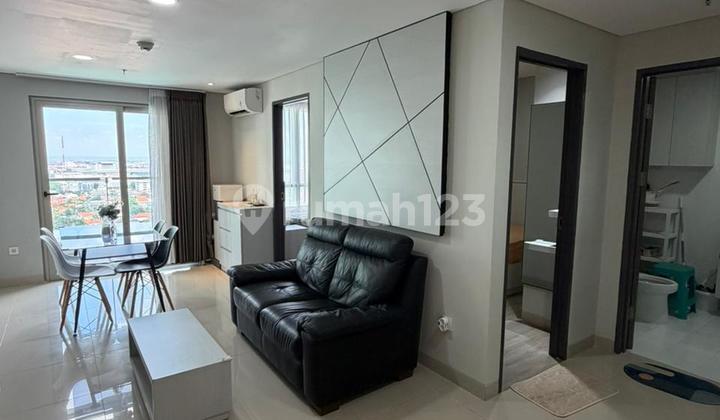 Apartemen Praxis 2 BR Lantai 19 View City Full Furnished Modern 2