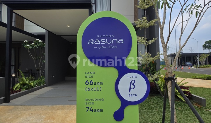 Rumah 2 Lantai Dijual Tipe Beta 6×11, Sutera Rasuna, Dekat MRT & Tol Kunciran - Investasi Hunian Premium