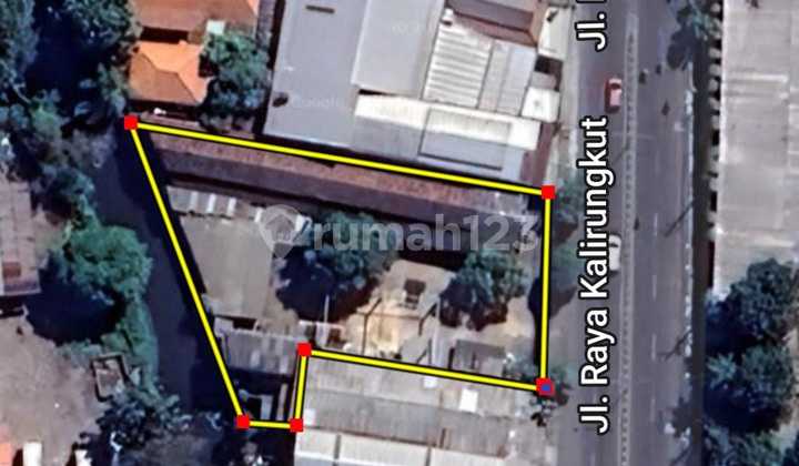 Raya Kali Rungkut komersial ramai jalan kembar