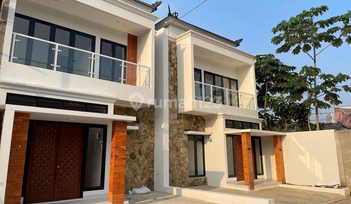 Rumah 2 Lantai | Pinggir Jalan | Diapit 3 Pintu Tol ( Tol Cijago, Tol Cisalak 2, & Tol Cimanggis) | Model Bali Modern 2