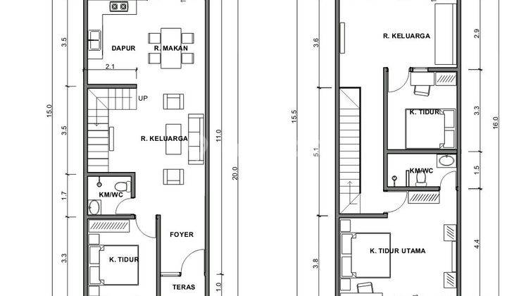 Rumah baru 2 lantai murah di di Komplek metland puri cipondoh karang tengah tangerang kota banten 2