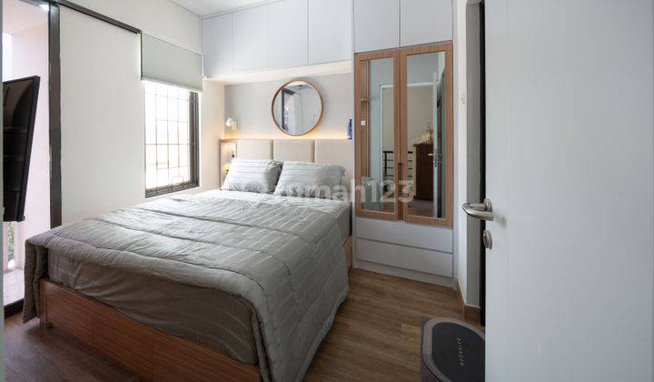 kamar tidur rumah fully furnished siap huni
