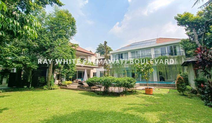 Rumah Modern Gaya Resort Dengan Tanah Luas Dekat Pondok Indah