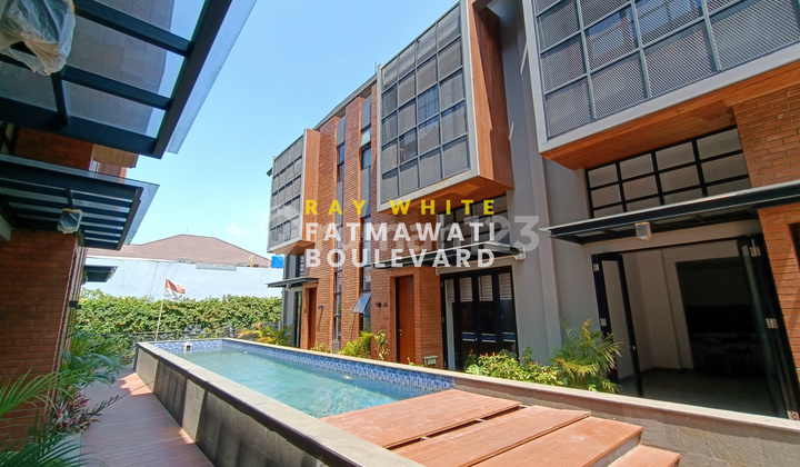 Kemang Nivara Townhouse Modern Compact Dgn Rooftop 2