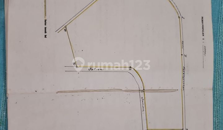 Jual tanah pinggir jalan raya sebrang permata hijau di bawah NJOP