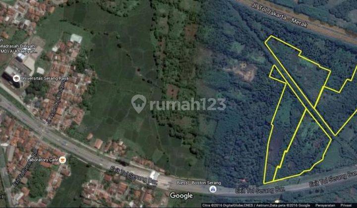 Tanah Strategis di Serang Banten Dekat Akses Tol Merak 1