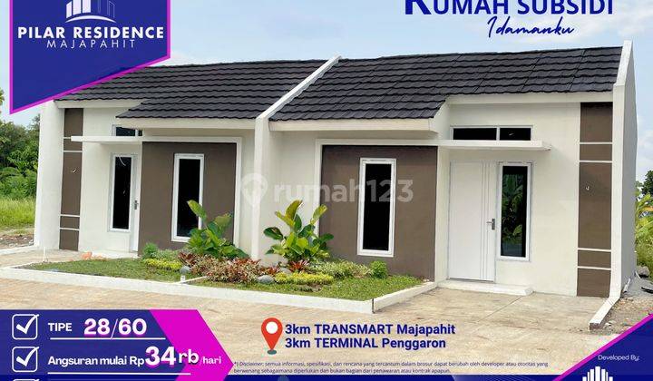 Rumah Subsidi di Pilar Residence Majapahit Jamus Mranggen, Demak 1