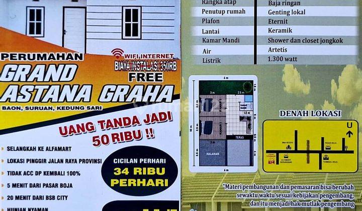 Rumah Subsidi Angsuran 1 Juta An di Grand Astana Graha, Kendal 2