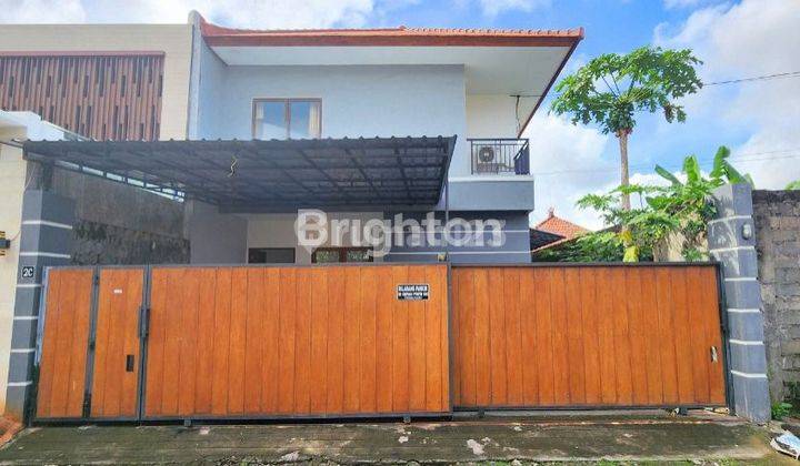 A 2-storey ready-to-occupy residential house in the West Denpasar area. Semi-furnished in the middle of Denpasar city center. 1