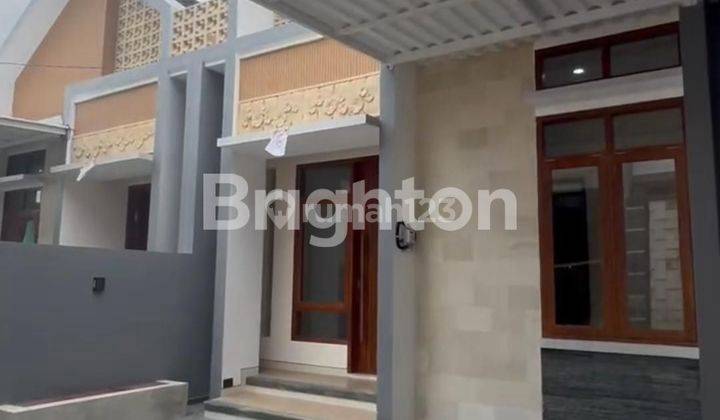 New Gress 1-storey house, non-furnished, ready to be occupied, accessible by car, close to the main highway, located in the middle of Denpasar city, South Denpasar area 1