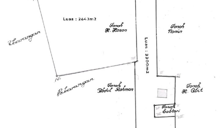 Large 6093 Commercial Land in Sawangan Raya, Depok