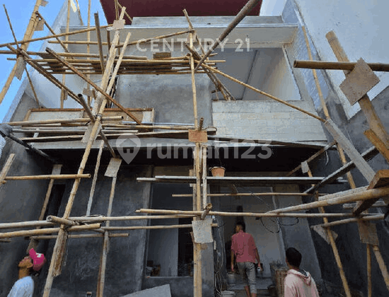 Rumah Villa Taman Meruya Desain Tropical Kontemporer Bgn Baru 2