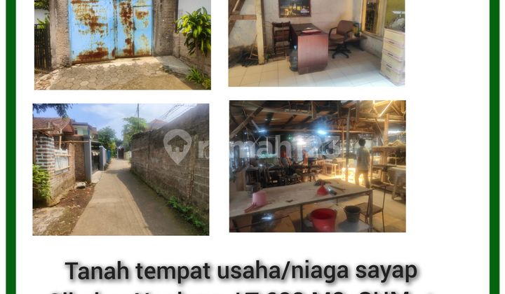 Land and warehouse on Jl Cibeber Kerkoff in Cimahi city are suitable for business and can be subdivided into housing plots.