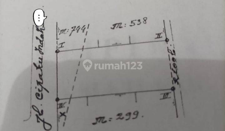 Tanah Kavling padat siap bangun di komplek cipaku indah 2