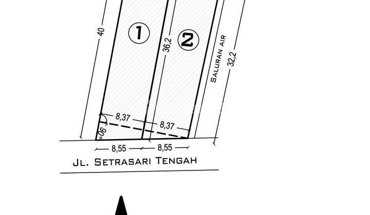 Tanah di Setrasari luas 320 mtr SHM 2