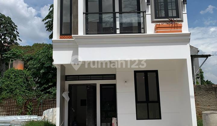 Rumah 2 lantai American Modern dalam Cluster Cinere Limo 500 Meter Dari Gerbang Pintul Tol CIJAGO Cinere Limo Harga All In 1