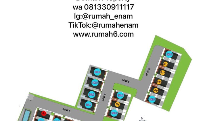 Rumah Fasilitas Kolam Renang di Pondok Cabe Dekat Tol Pamulang
