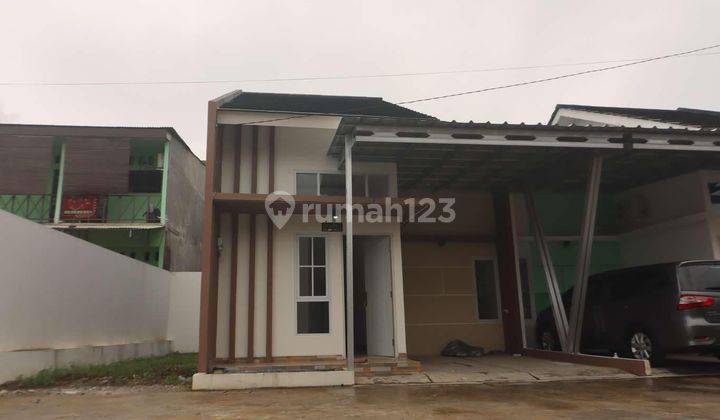 Rumah Cantik Posisi Hook Dlm Cluster Cukup Booking Langsung Akad All In Bonus Canopy,ac 2unit Dan Token Listrik 2