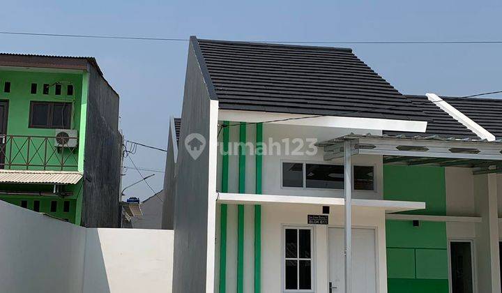 Rumah Cantik Posisi Hook Dlm Cluster Cukup Booking Langsung Akad All In Bonus Canopy,ac 2unit Dan Token Listrik 1