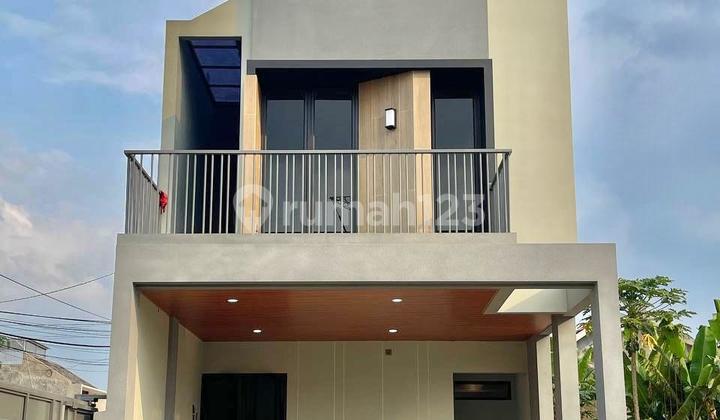 Rumah Furnished Terlaris Japandi Modern Style Dekat Tol Limo
