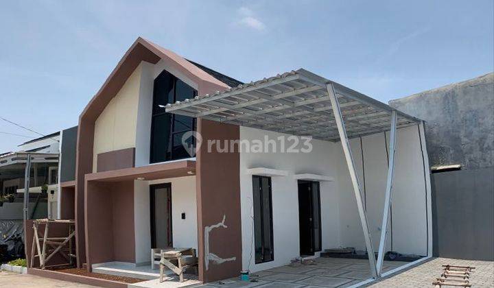 Rumah Cantik Posisi Hook Cukup Booking Langsung Akad All In Bonus Canopy,ac 2unit Dan Token Listrik 1