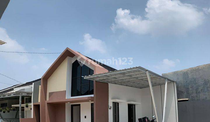 Rumah Cantik Posisi Hook Cukup Booking Langsung Akad All In Bonus Canopy,ac 2unit Dan Token Listrik