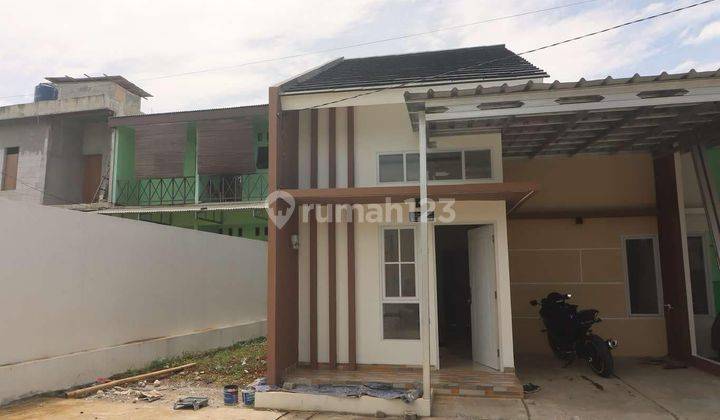 Rumah Cantik Posisi Hook Dlm Cluster Cukup Booking Langsung Akad All In Bonus Canopy,ac 2unit Dan Token Listrik 1