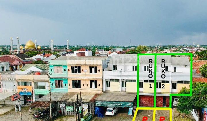 Dijual 2 Unit Ruko dan Tanah Lebih Dibelakang Ruko (Total Luas Area 840 M2)