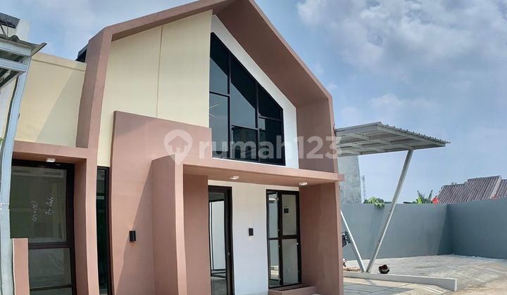 Rumah scandinavia tanah 116 meter pojok hook siap huni