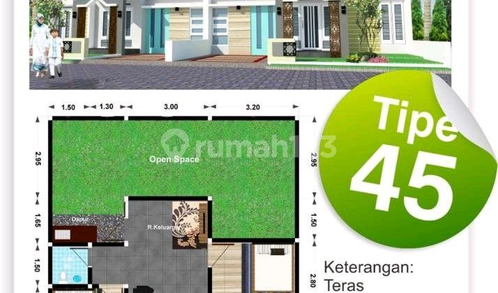 Rumah Free Design Lokasi Pinggir Jalan Raya Kota Madiun