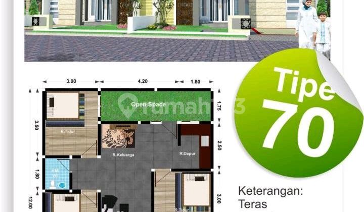 Rumah Free Design Exterior & Interior Lokasi Strategis Kota Madiun