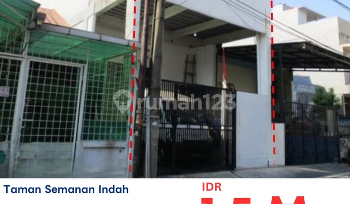 Rumah 3 lantai di Taman Semanan Jakarta Barat 1
