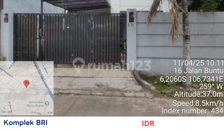 Rumah Murah di Kompleks Bri Meruya Selatan, Kembangan, Jakarta Barat