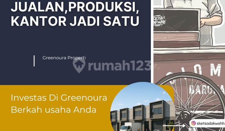 Ruang-usaha Dg 2 Fungsi Sebagai Kantor Maupun Tempat Produksi