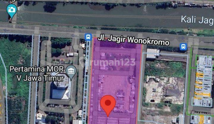 Tanah Komersil Diskon 37% Sebelah Kantor Pertamina Jl Raya Jagir Wonokromo 1