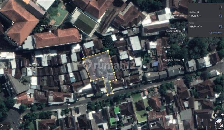 Rumah Kost Hitung Tanah Strategis di Jalan Pekalongan Malang 2