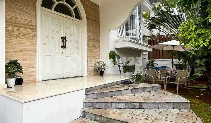 Dijual Rumah Mewah Pondok Indah Dekat Pim Jalan Lebar Bebas Banjir Lokasi Nyaman Tenang Jakarta Selatan Furnished SHM 2