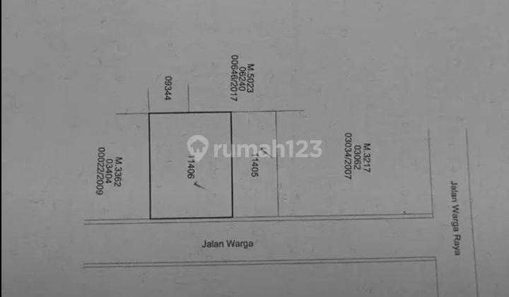 Unit Kavling Dalam Komplek Lingkungan Nyaman Di Pejaten Barat 2