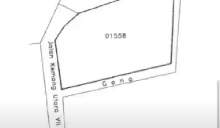 Kavling di Kemang Utara Letak Strategis