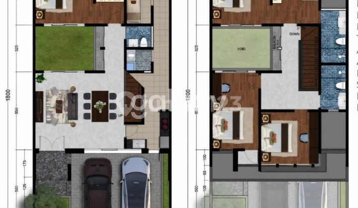 Rumah 2 Lantai di Woodland Citraland Utama 2