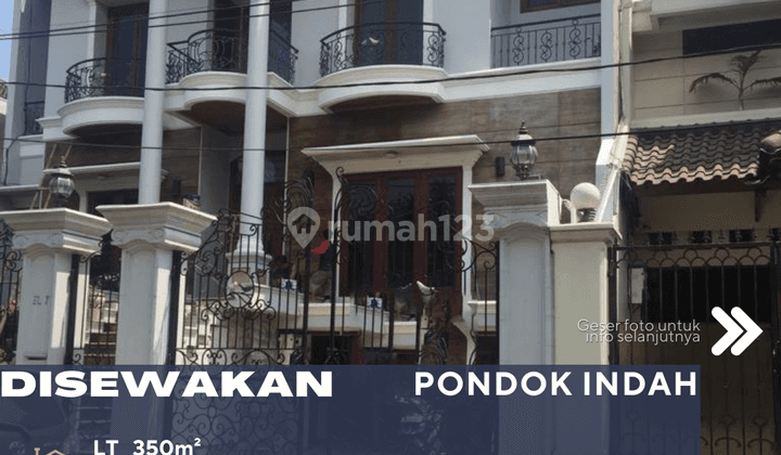 Pondok Indah Jakarta Selatan Rumah Bagus Dan Cantik Disewakan 1