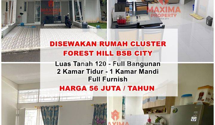 Disewakan Rumah Cluster Full Furnish Bsb City Semarang 1