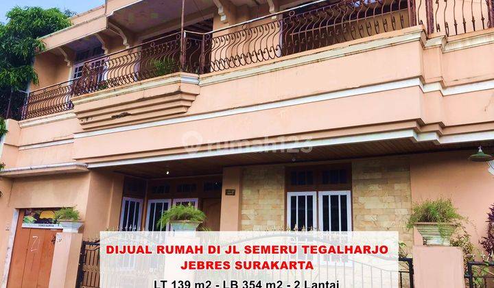 Dijual Rumah di Semeru Tegalharjo Jebres Surakarta 1