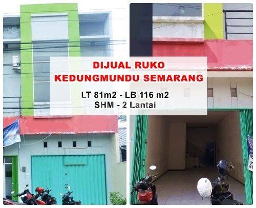 Ruko Jual Kedungmundu Raya Semarang Kota  1