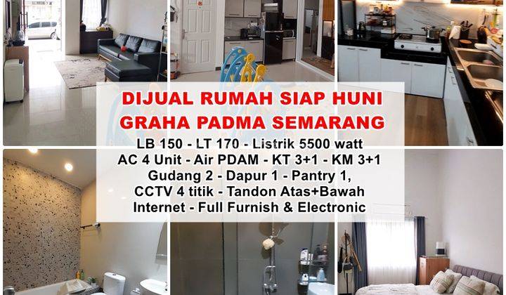 Dijual Istimewa Siap Huni Graha Padma Semarang Full Furnish  1